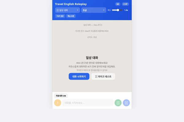 Travel English Roleplay